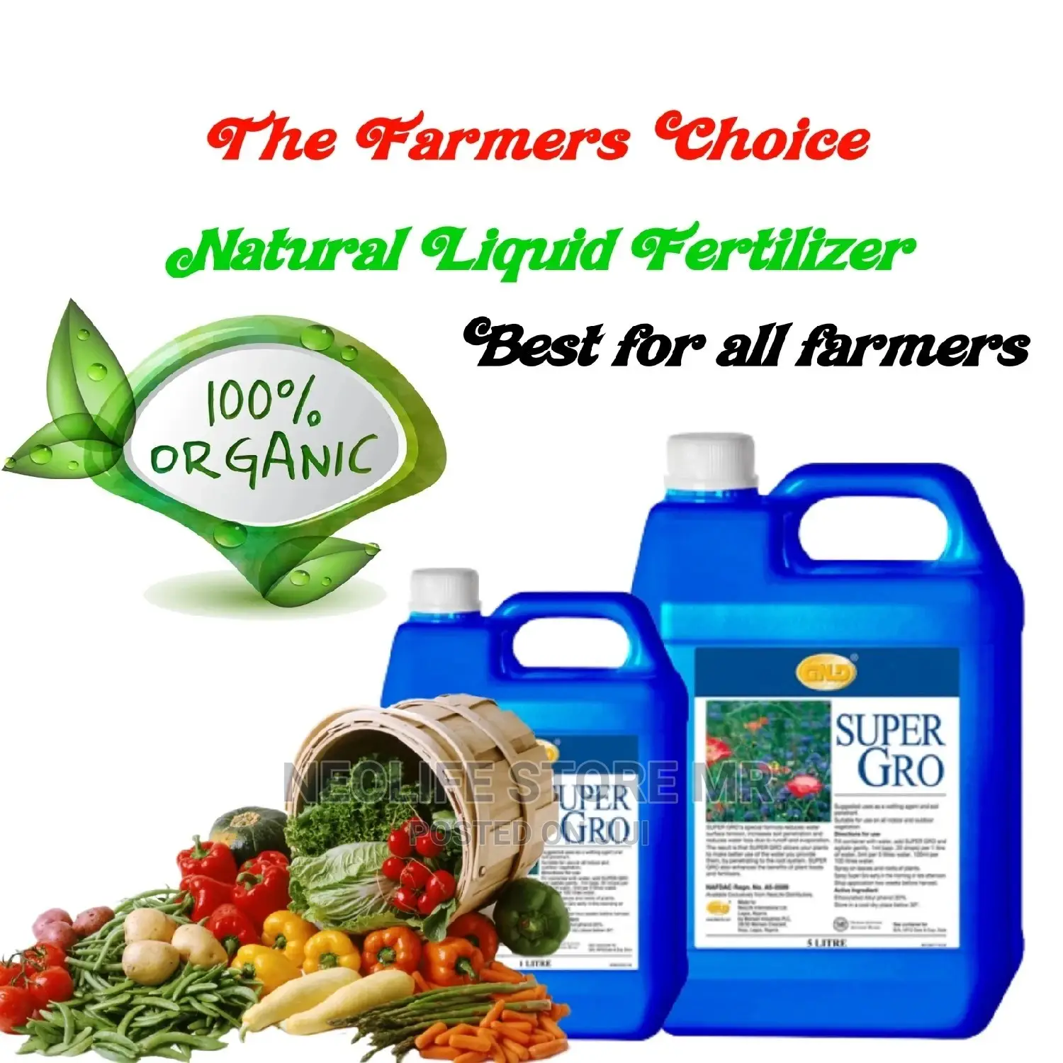 Supergro 5l the Wonder Drop, Liquid Organic Farm Care