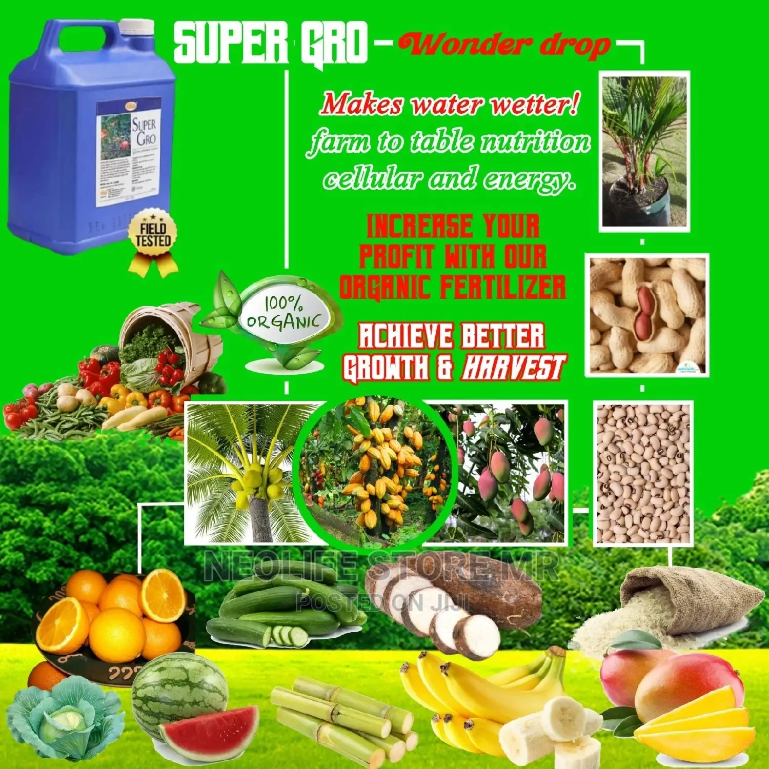 Supergro 5l the Wonder Drop, Liquid Organic Farm Care