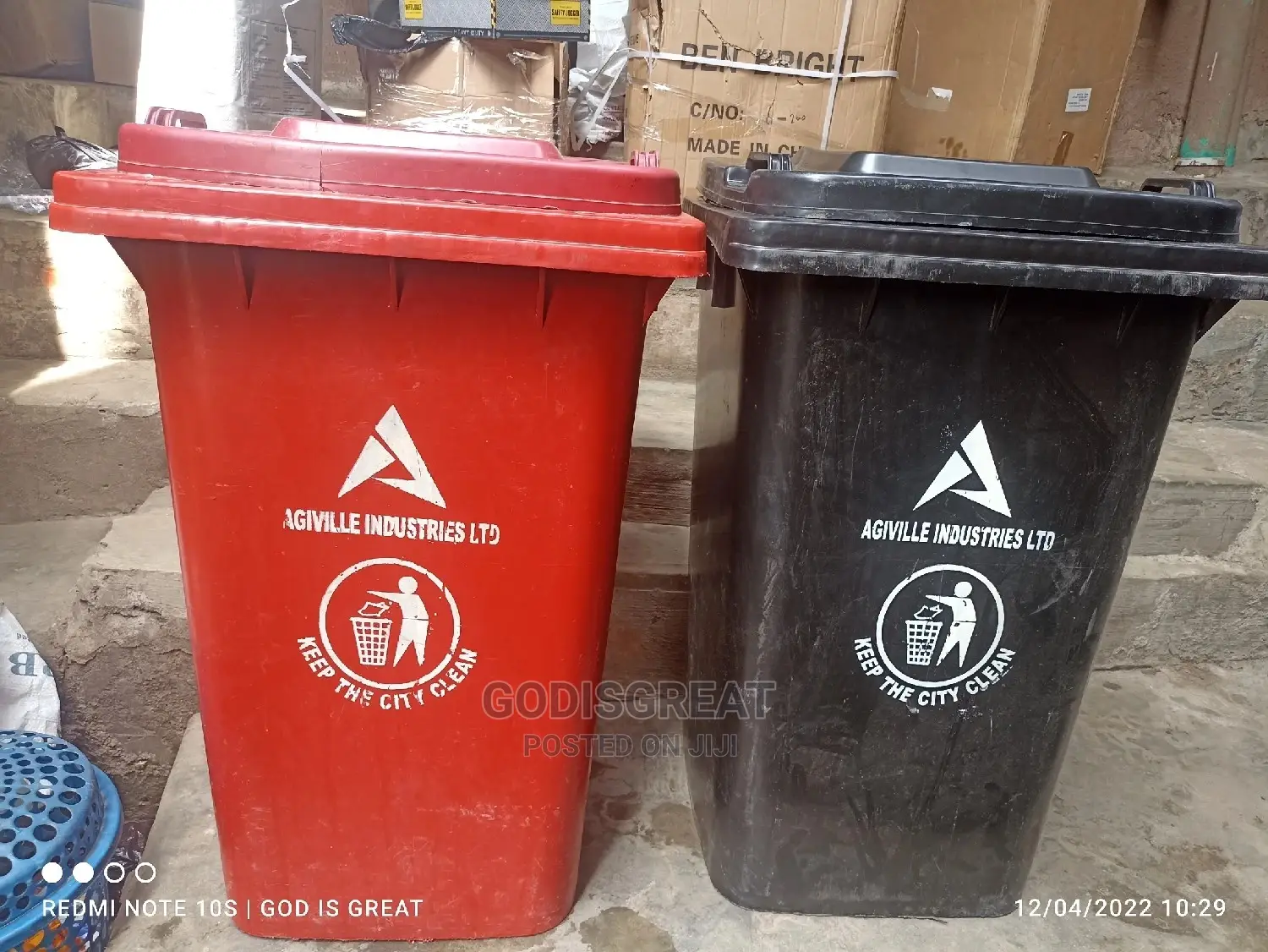 240 Litres Plastic Waste Bin
