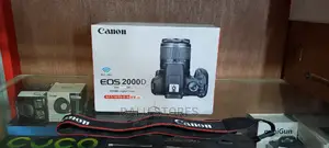 Canon Eos 2000d/Rebel T7 Dslr Camera And Ef-s 18-55 Mm