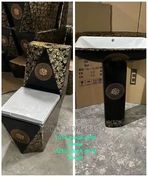 Original England Executive (Black Gold Flower 1) Wc Sets