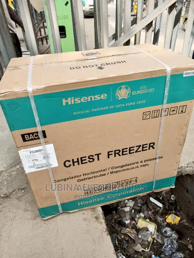 Brand New HISENSE(Model260)Chest Freezer/External/Silver