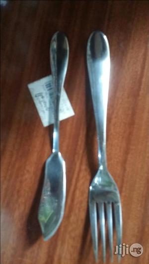 Cake Fork And Cake Knife Stainless Still Each In Dozens