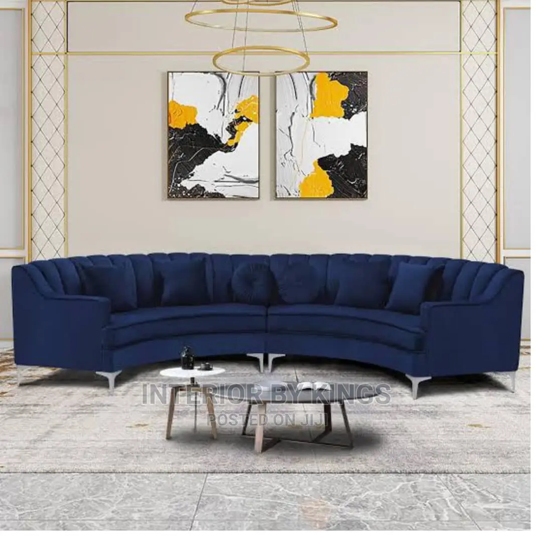 U-Shaped Fabric Sofa Can Come in Colors