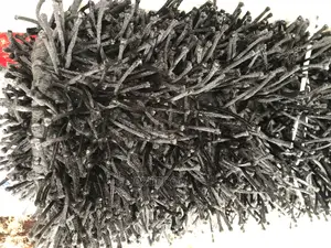 Plain Black Poly Shaggy (4/6 and 5/7)