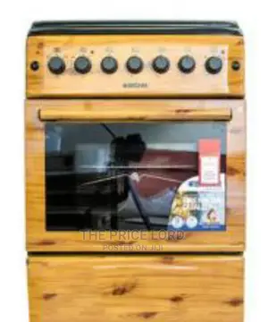 Bruhm 3+1 60 60 Gas Cooker Wood Finish