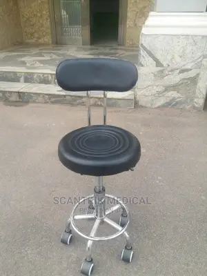 Stool Height Adjustable Lab Stool With Backrest