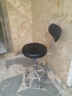 Lab Metal Working Stool Chair With Adjustable and Backrest