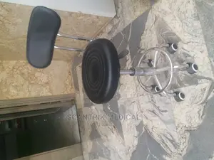 Lab Metal Working Stool Chair With Backrest