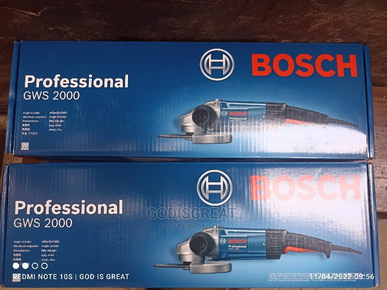 9" Bosch Angle Grinder