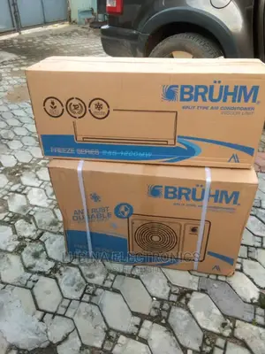 Brand New BRUHM 1HP Split Unit Ac/100% Full Copper Compresor