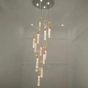 Spiral Stair Chandelier