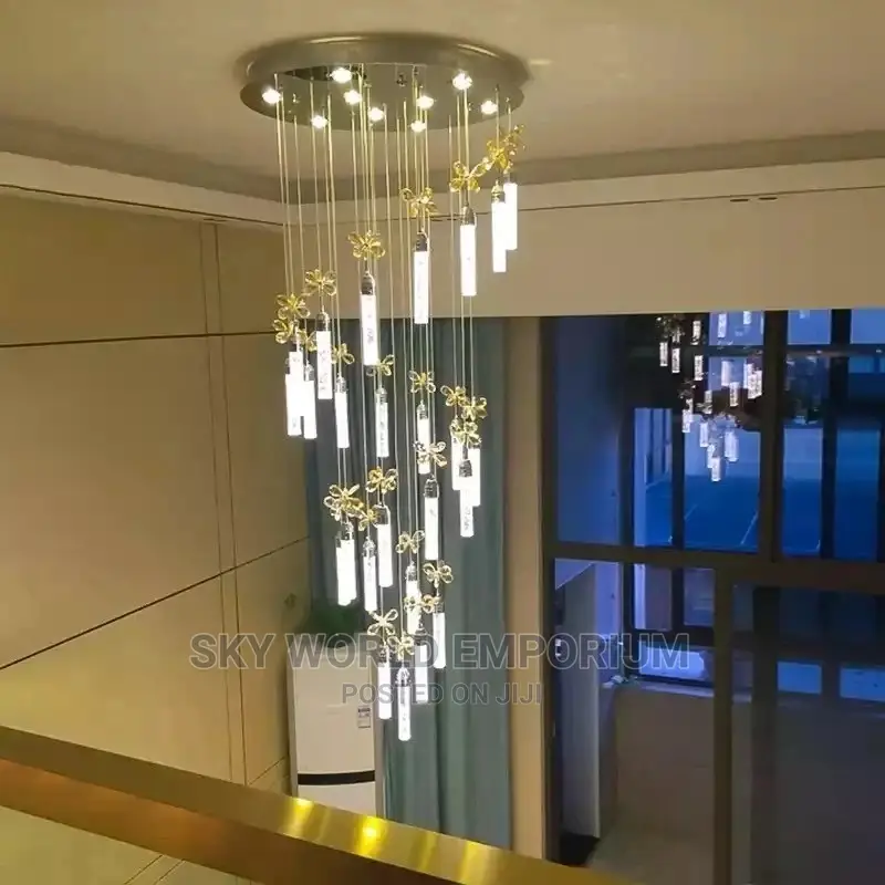 Spiral Stair Chandelier