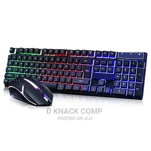 Wired Luminous Keyboard and Mouse Suit