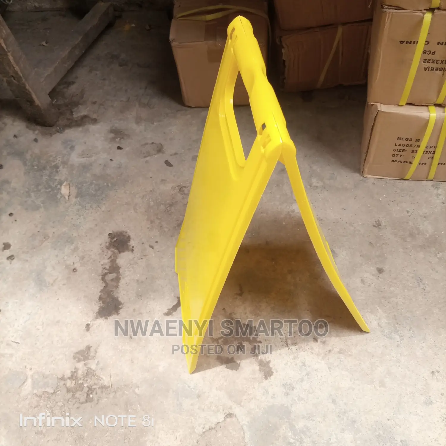 Plain Caution Sign