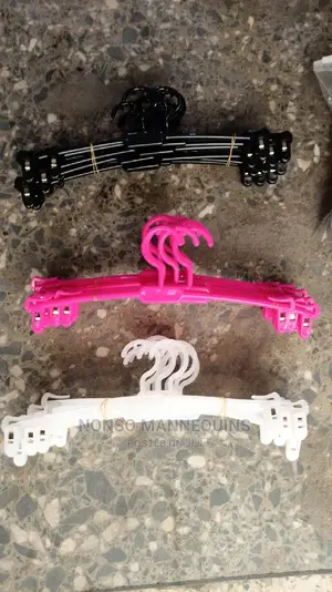 Different Colours of Clip Kids Hangers