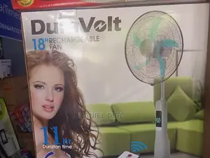 Duravolt Rechargeable Fan 18inches