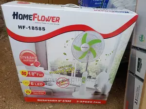 Brand New Homeflower Rechargeable Fan(Hf-18585)