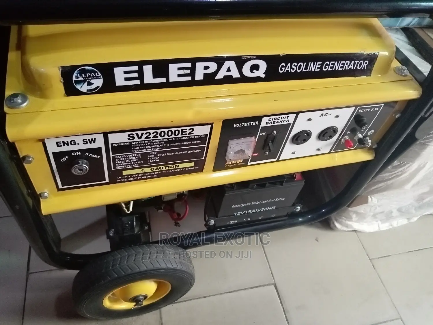 4.5 Elepaq Generator With 100% Copper With Key Starter