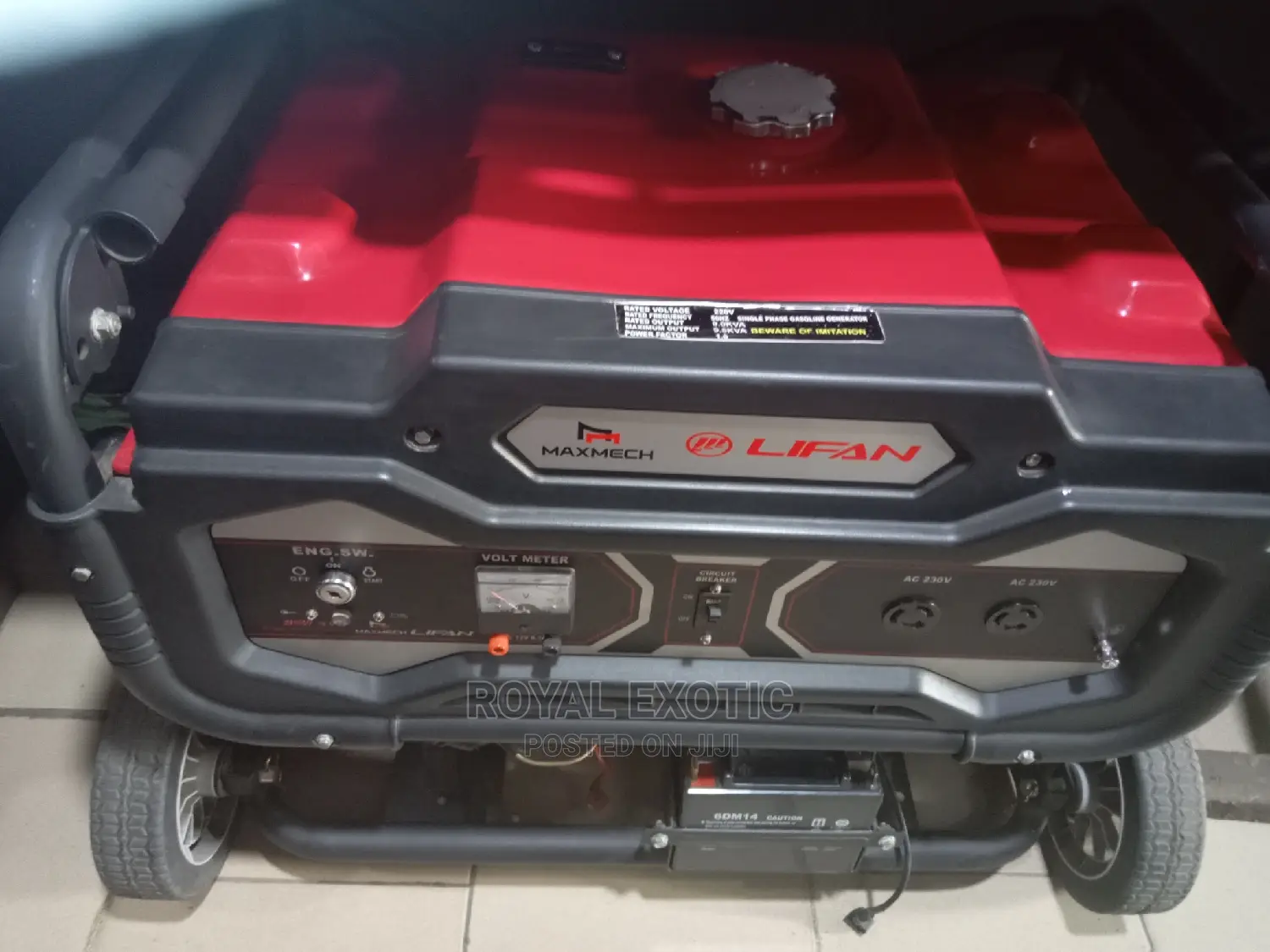 10kva Maxmech Generator 100% Copper With Key Starter