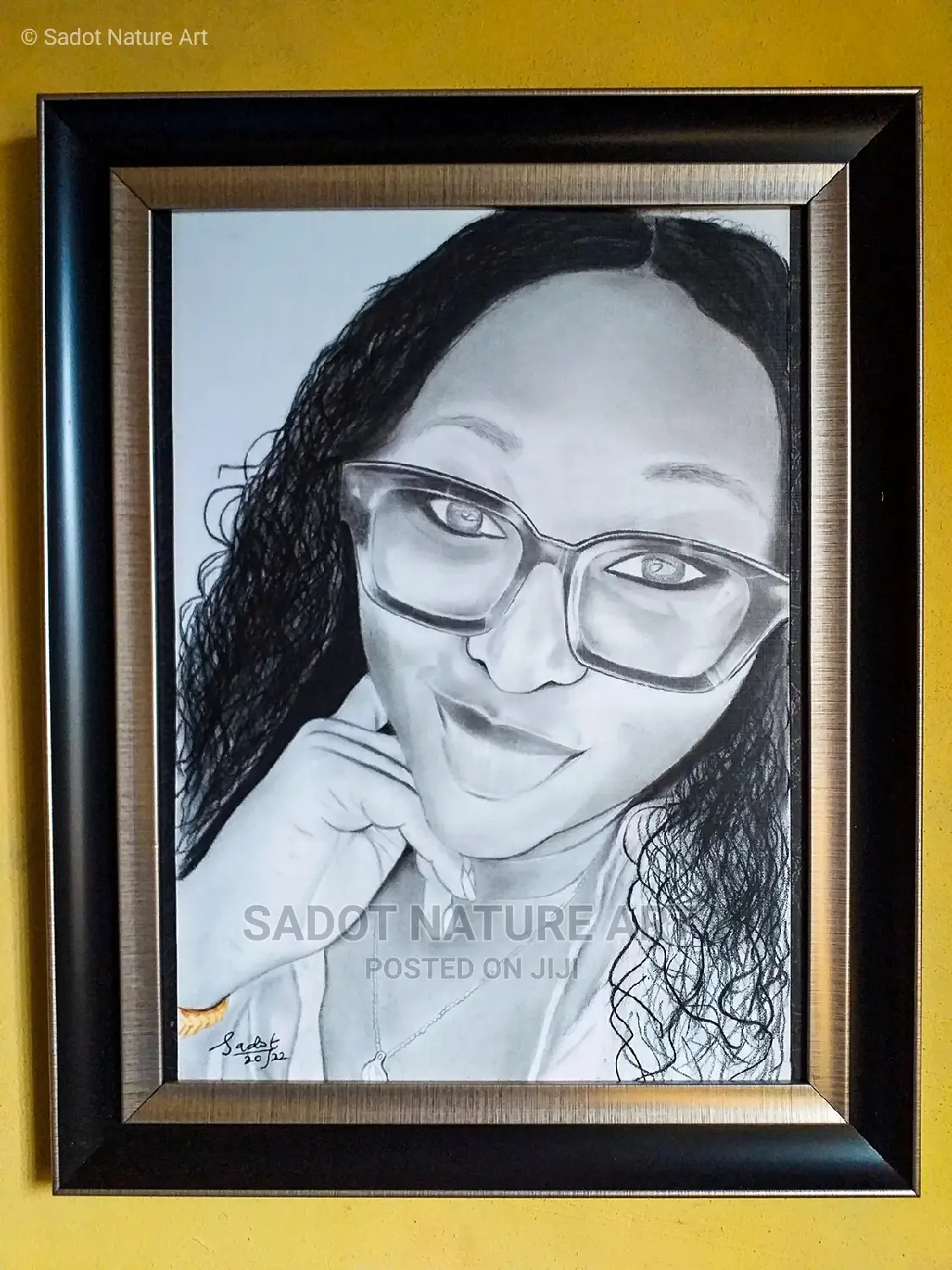 Pencil Drawing Artwork Frame