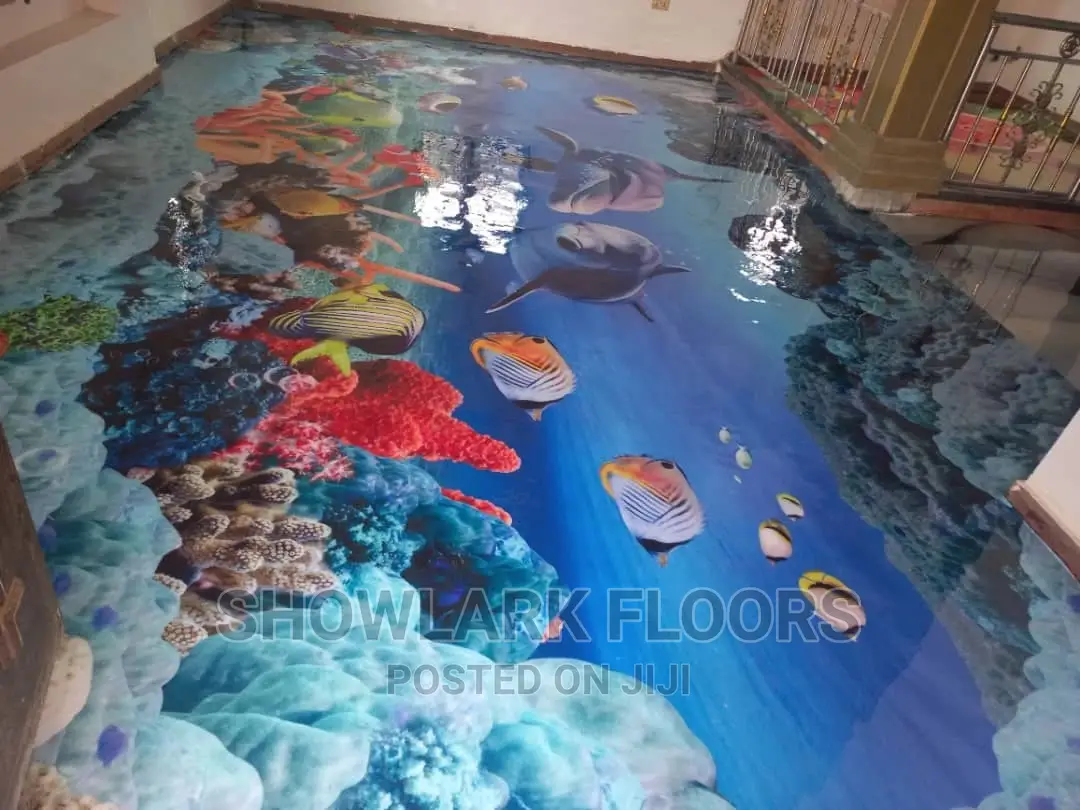 3D Graphics Epoxy Floor