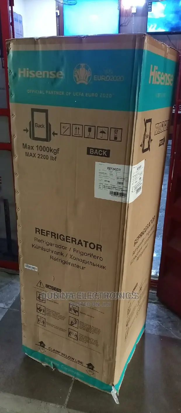 Brand New HISENSE(Model240)240litter Fridge/External/Silver