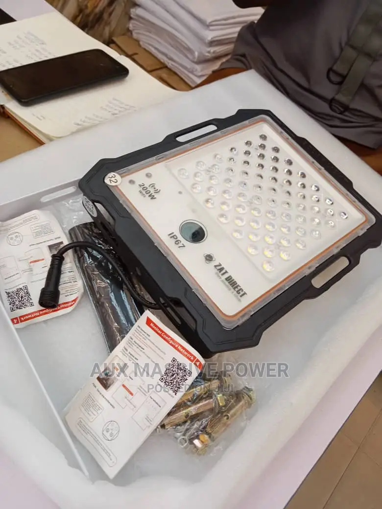 Solar Flood Light With Camera