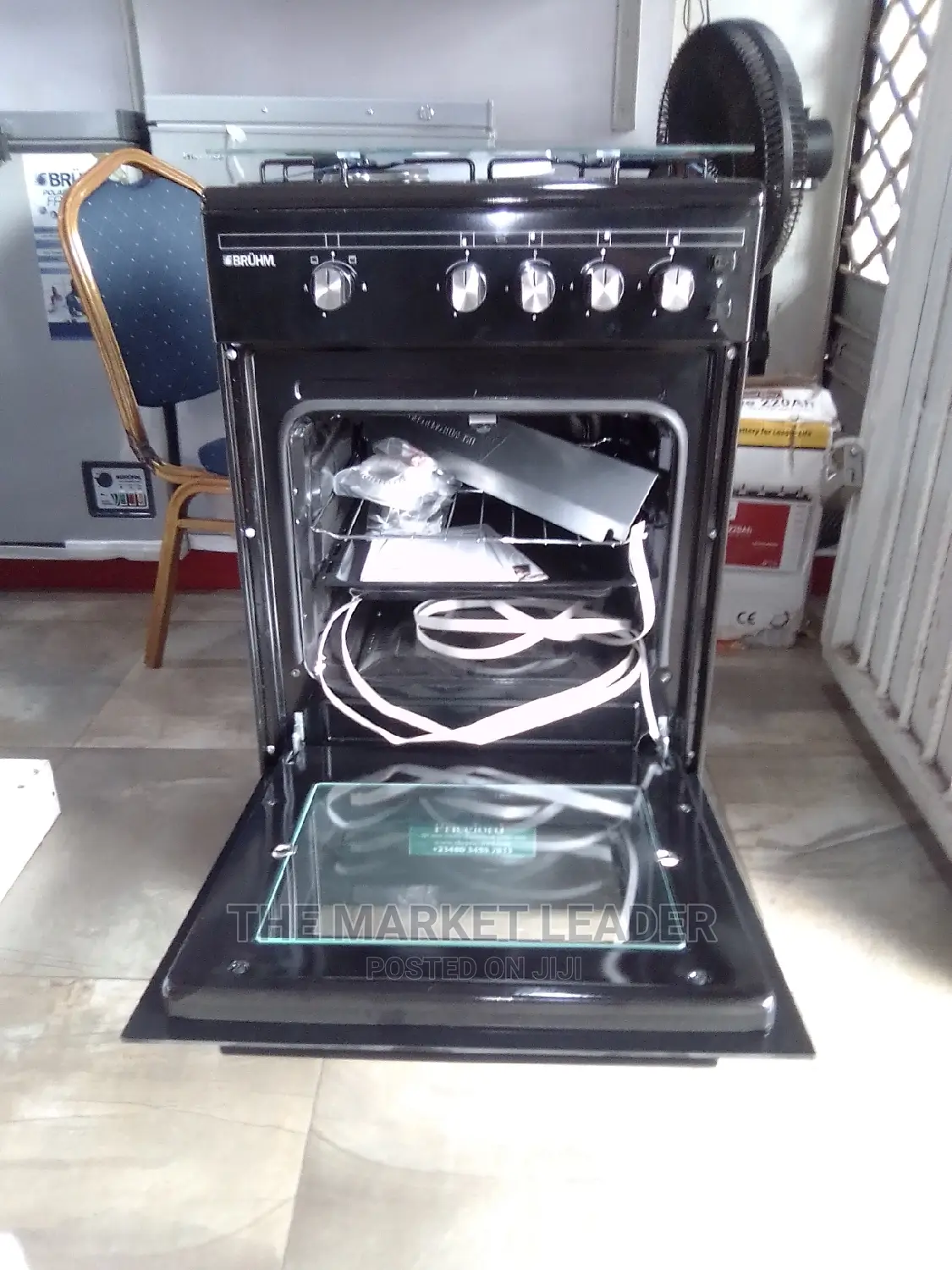 Bruhm 3 Gas Burner +1 Electric Cooker Gas Burner