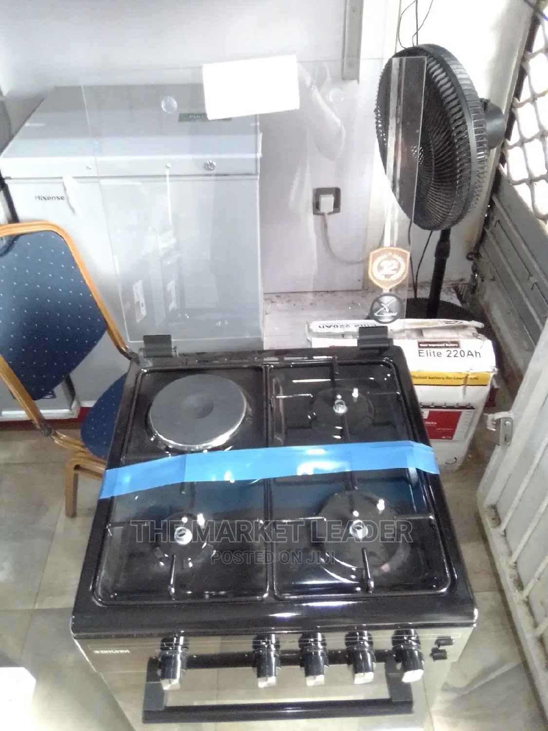 Bruhm 3 Gas Burner +1 Electric Cooker Gas Burner