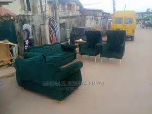 Modern 7 Seater Living Room Fabric Made Sofa Chair.