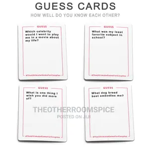 The Ultimate Games for Couple Intimacy Conversation Cards