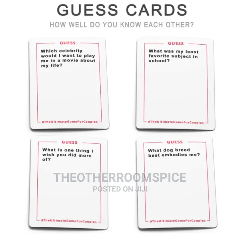 The Ultimate Games for Couple Intimacy Conversation Cards