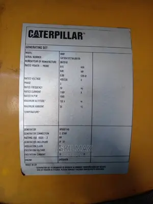 Almost New 800kva Caterpillar Soundproof Generator