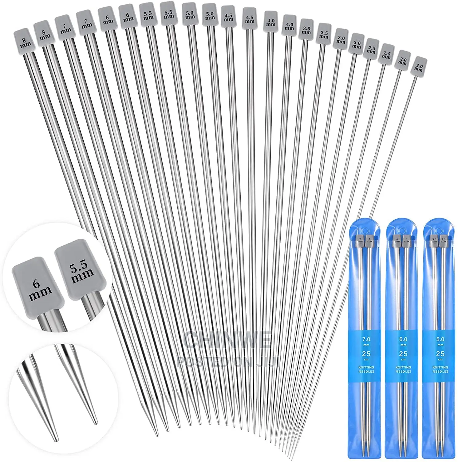 Straight Knitting Needles 4mm