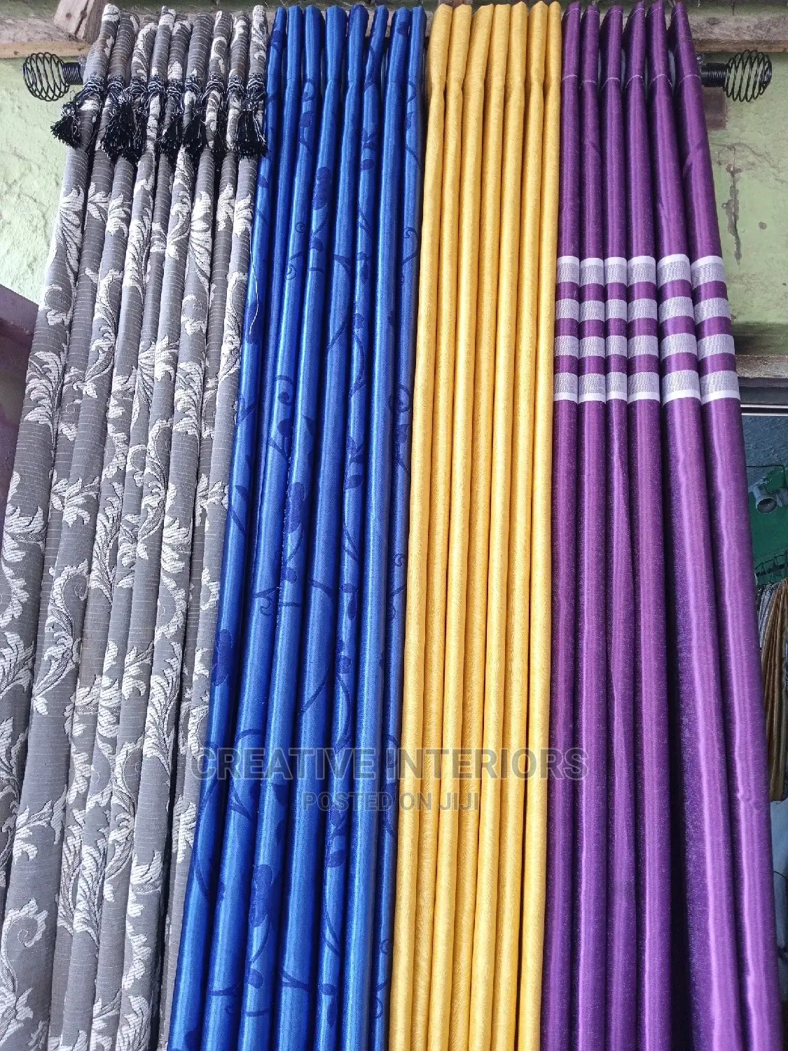 Quality Fabric Made Curtains and It's Accessories.