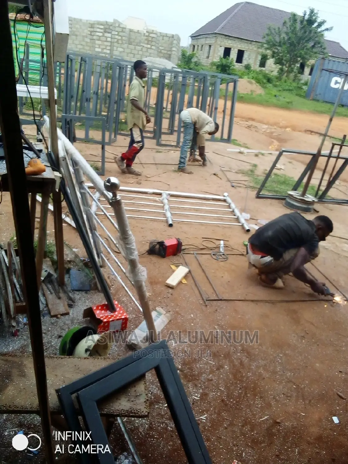 Aluminum With Handrails Fabricating