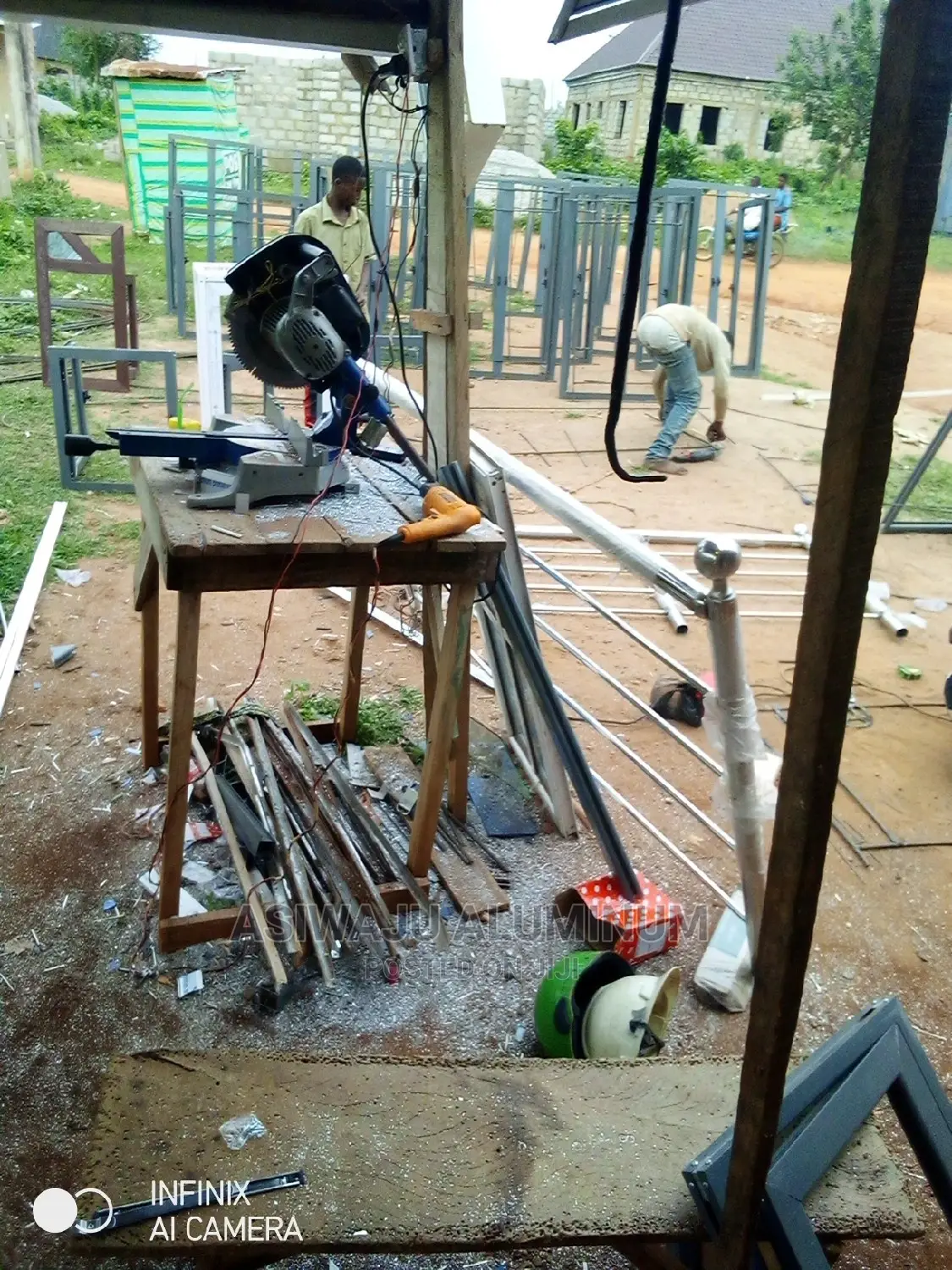 Aluminum With Handrails Fabricating