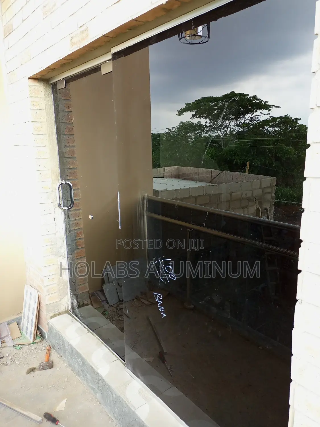 Framless Sliding Door