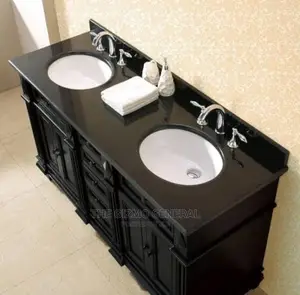 Granite Washing Hand Double Basin Cabinet