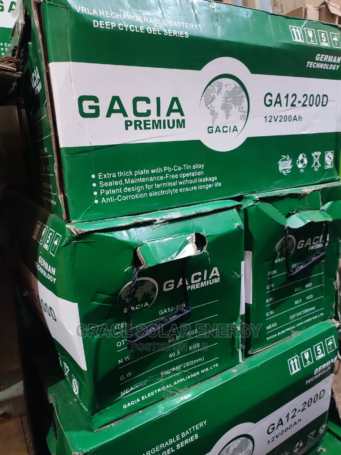 200A 12V Gacia Premium
