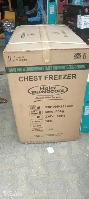 200l Haier Thermocool Chest Freezer Silver Colour