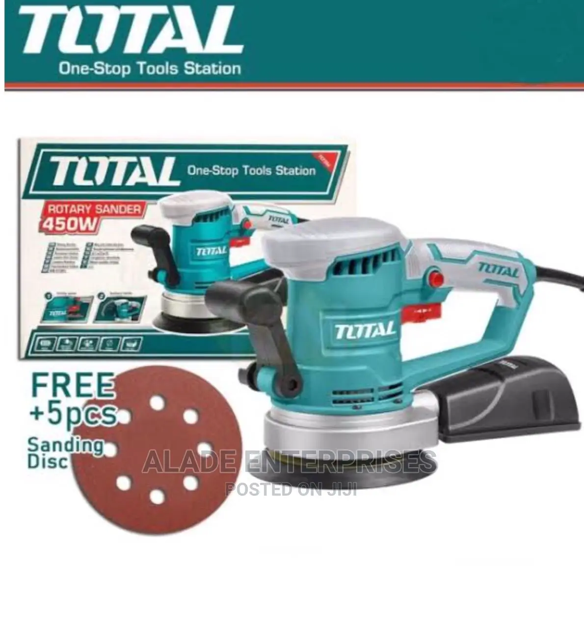 Total Rotary Sander 450W (Tf2041506)