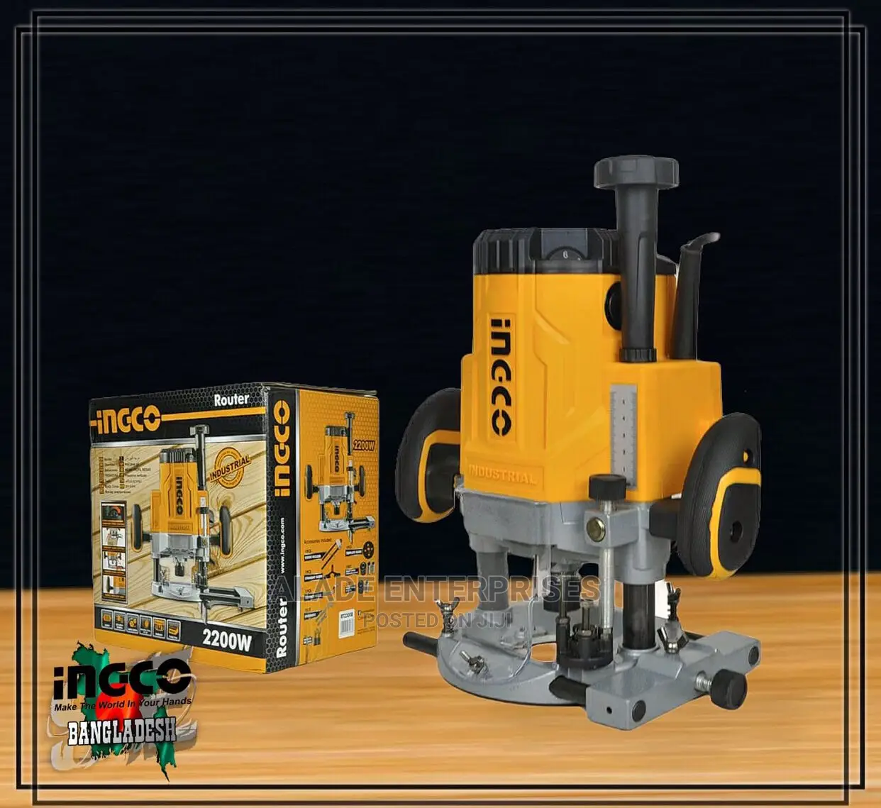 INGCO Industrial Electric Router 2200W