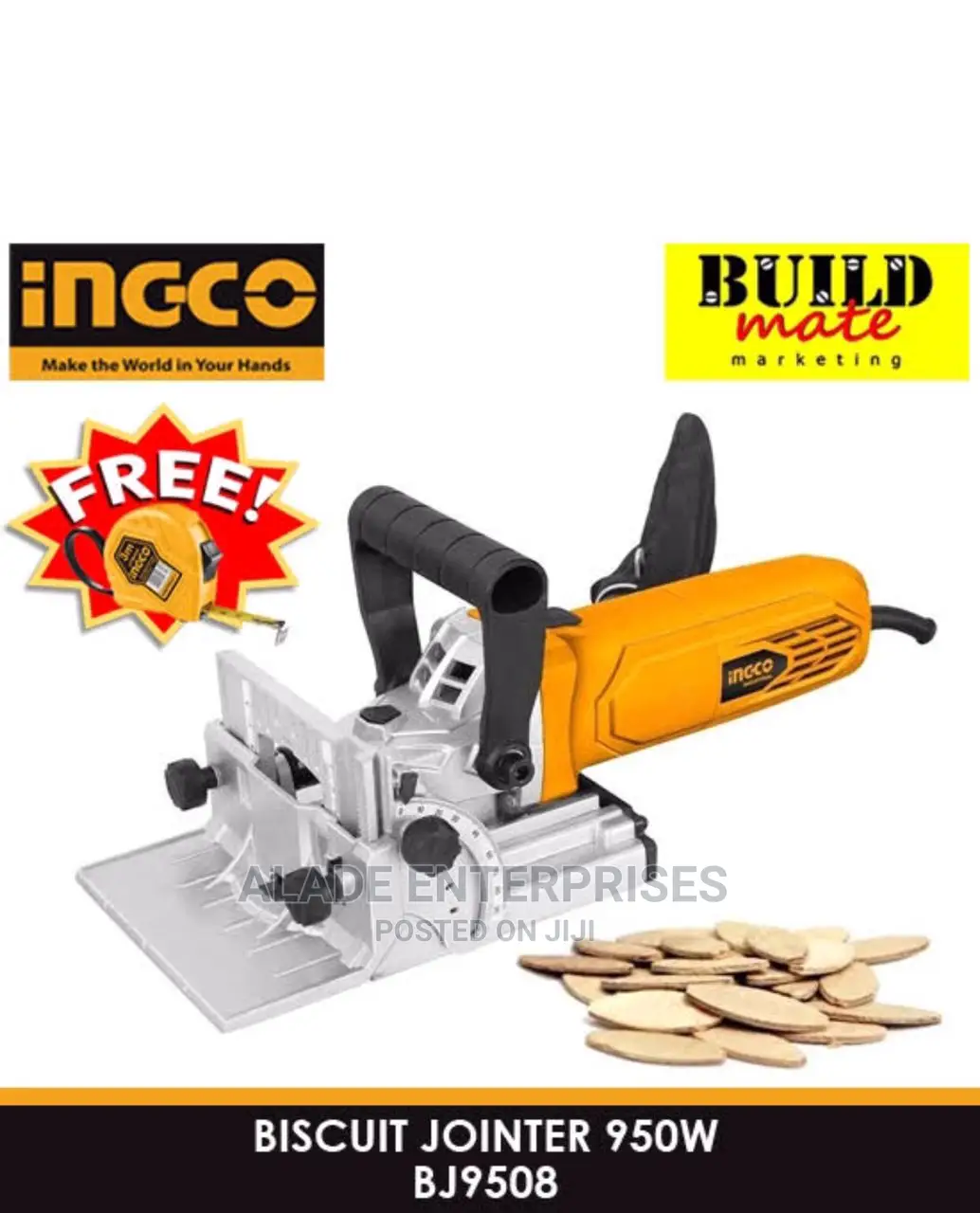 Ingco BJ9508 Biscuit Jointer