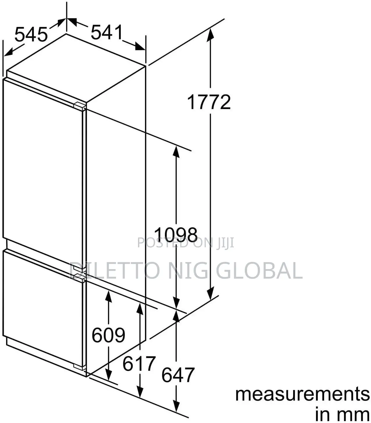 Neff Ki5872ff0g N50 70-30 Integrated Fridge Freezer