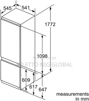 Neff Ki5872ff0g N50 70-30 Integrated Fridge Freezer