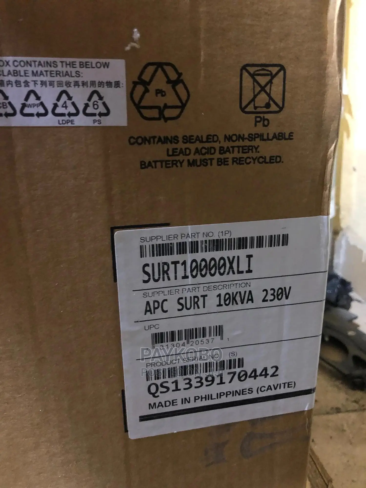 Apc Surt10000xli Smart-Ups Rt 10,000va 230v