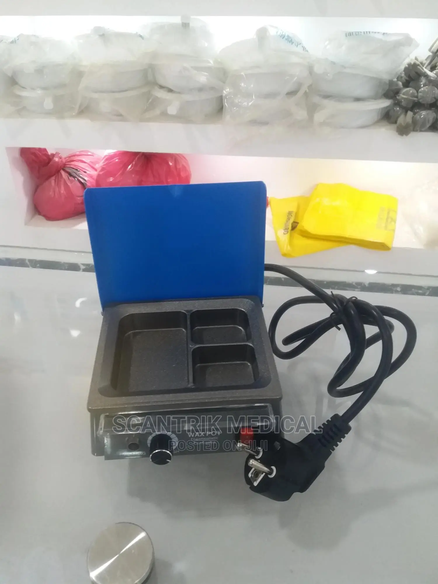 3-Well Analog Heater Melting Dipping Pot Machine