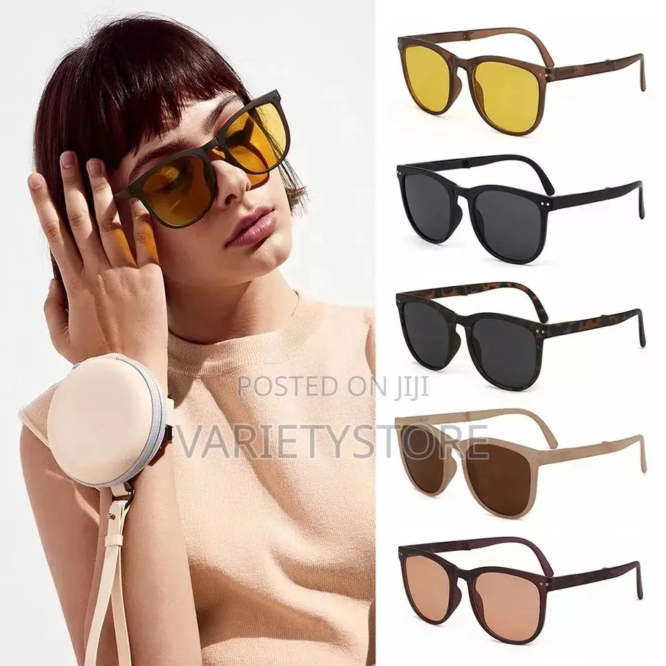 1pc Unisex Folding Sunglasses
